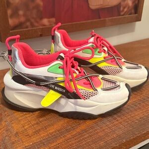 Steve Madden Women’s Bonanza Neon Multicolor